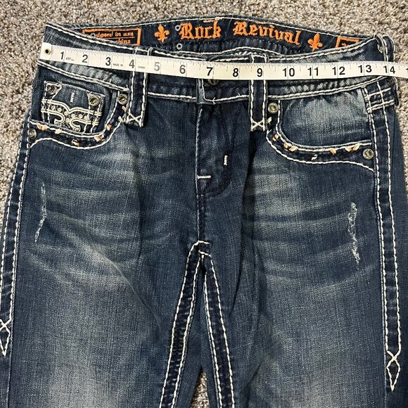 Rock Revival Women's Denim Jeans, Women's size 26, Angie Straight - Picture 13 of 16